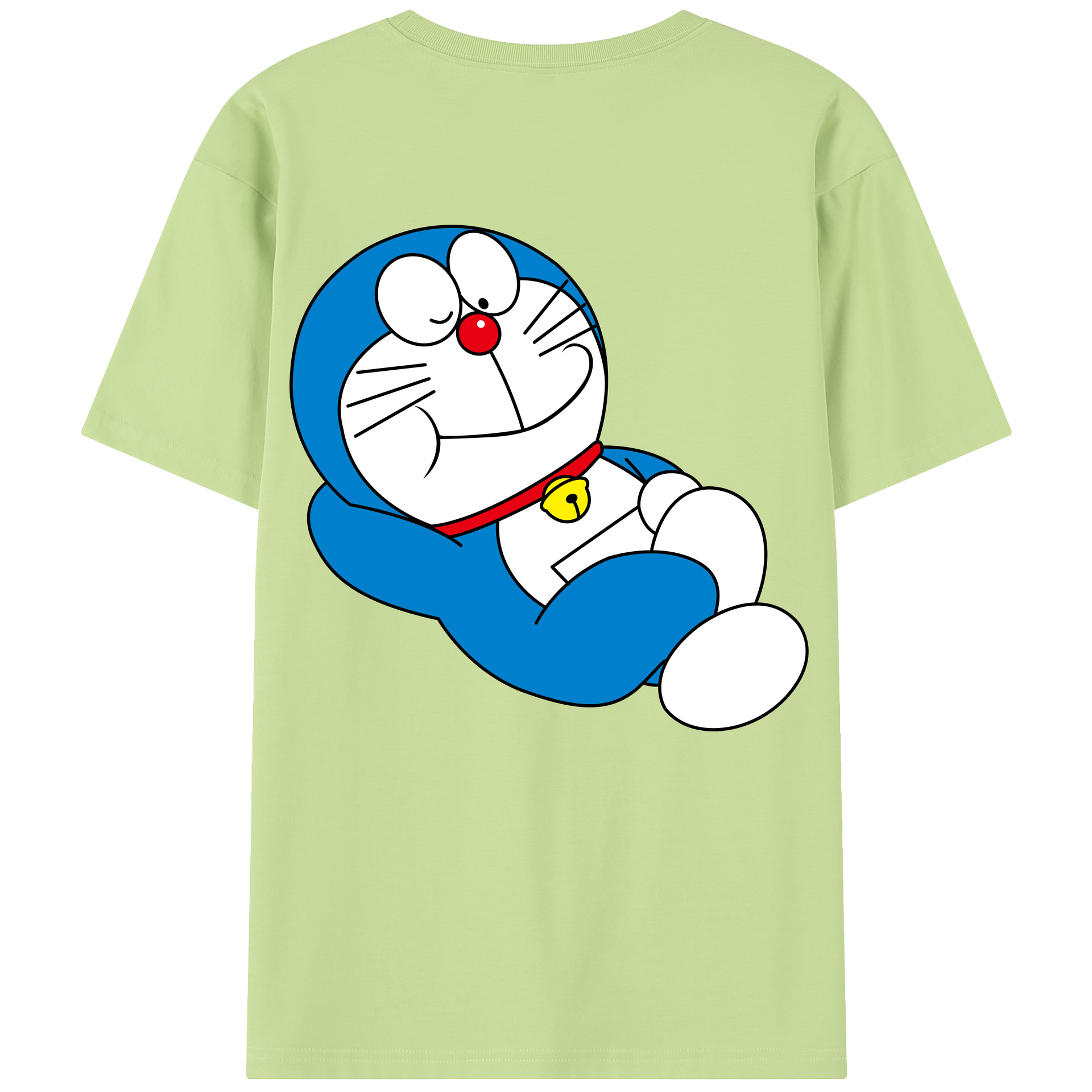 （画像用） ドラえもん Doraemon 綿100％半袖Tシャツ（背面プリント）